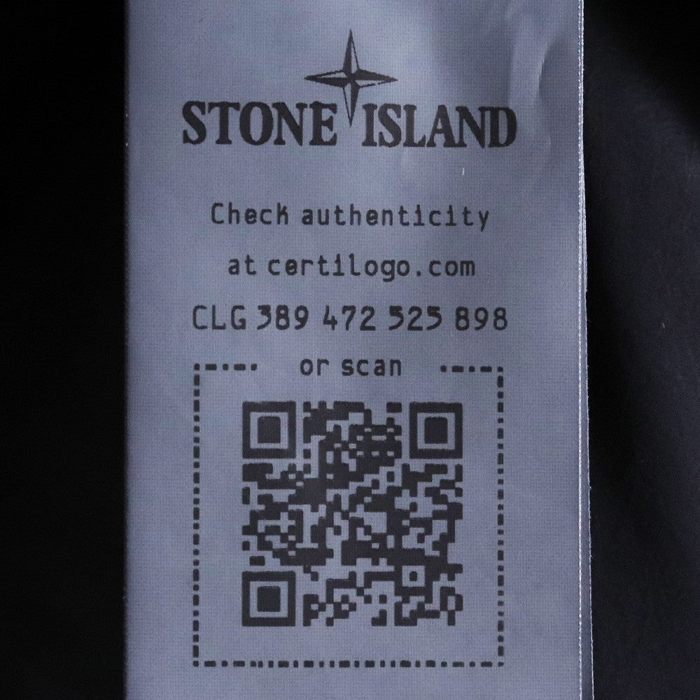 Stone Island Black Padded Down Jacket Shoulder Patch Size M