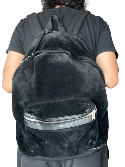 Vintage Saint Laurent Black Rare City Backpack
