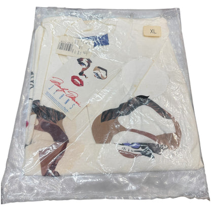 MARILYN MONROE 90s Abstract Face Deadstock T-Shirt Size XL