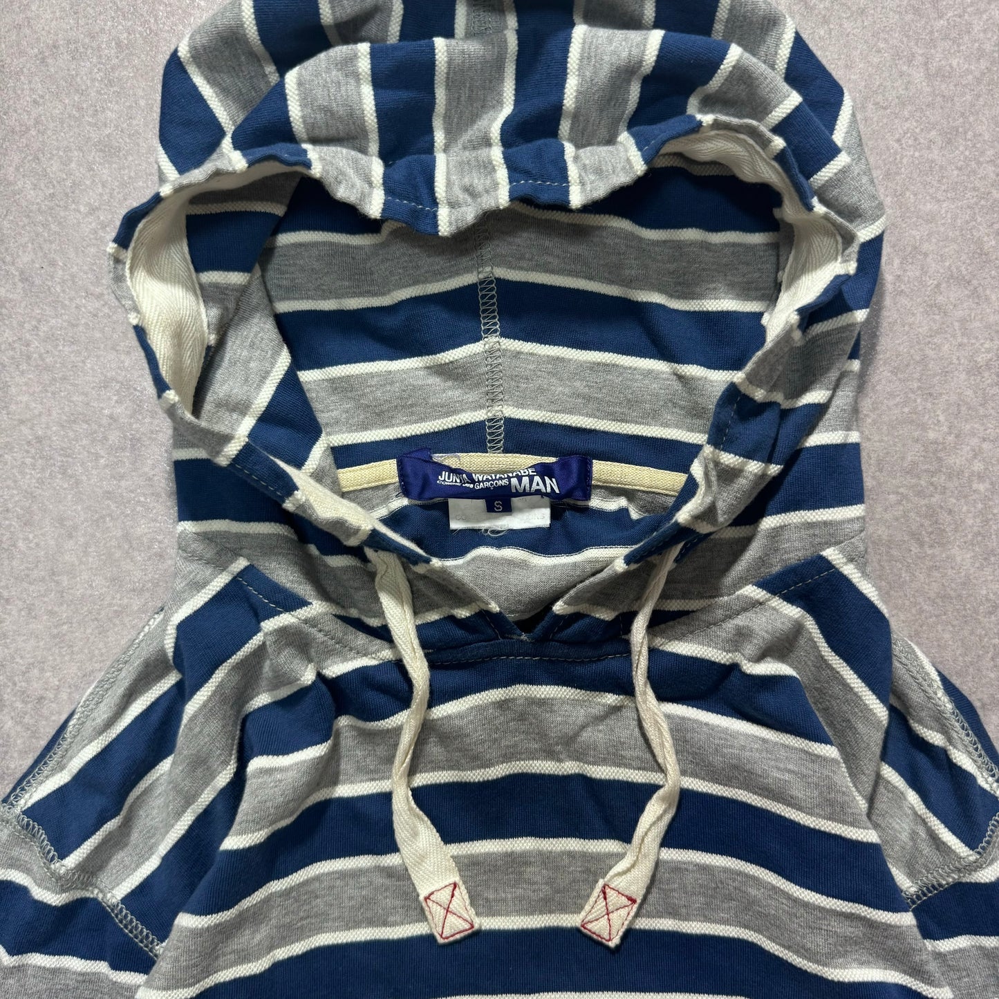 Junya Watanabe (2012ss) Multi Border Hoodie Size S
