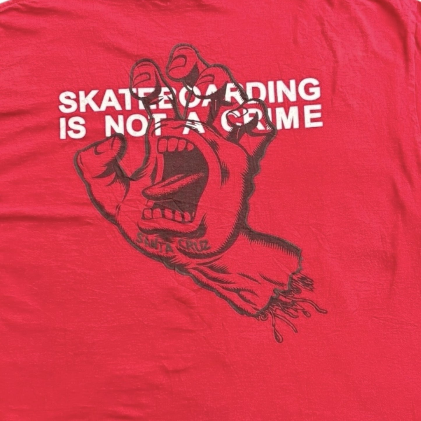 SANTA CRUZ CLIME HAND T-Shirt Size XL