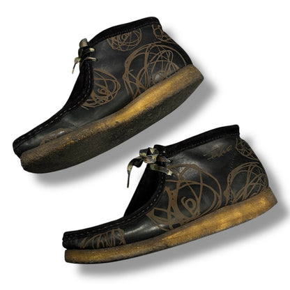 Clarks x Futura 2007 Black Wallabee Boots Size UK