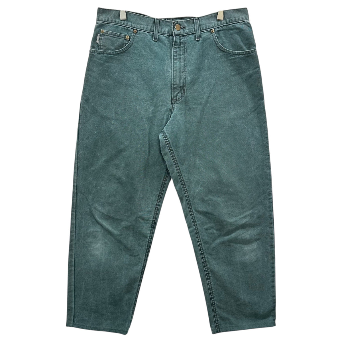 carhartt 1970s Duck Canvas Tapered Work Pants Green