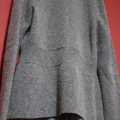 HaaT ISSEY MIYAKE Gray Collar Drape Design Size 2