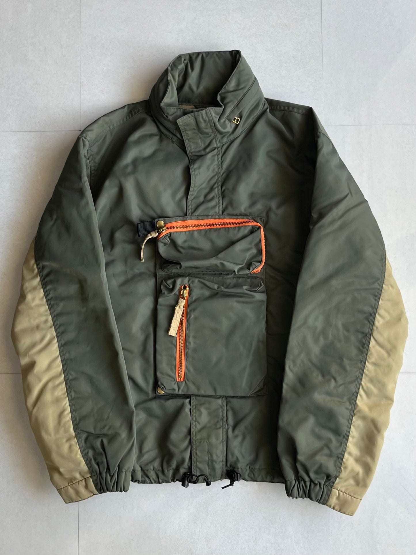 Vintage Green Tech Nylon Jacket Size XL