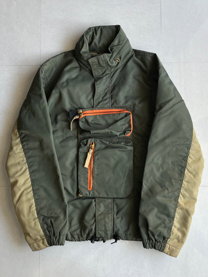 Vintage Green Tech Nylon Jacket Size XL