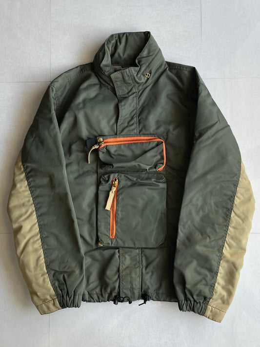 Vintage Green Tech Nylon Jacket Size XL