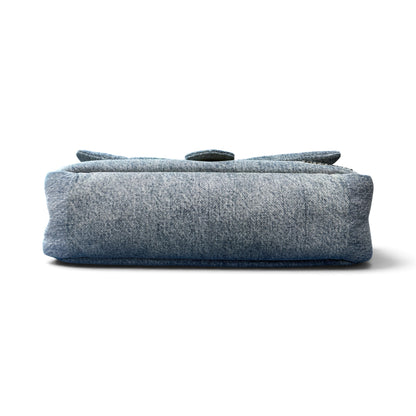 JACQUEMUS Le Bambimou Denim Padded Bag