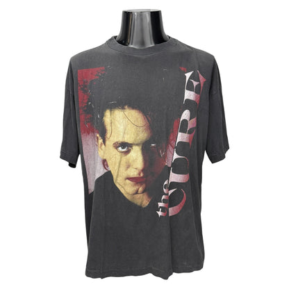 THE CURE 90s Robert Smith Face Graphic T-Shirt Size L