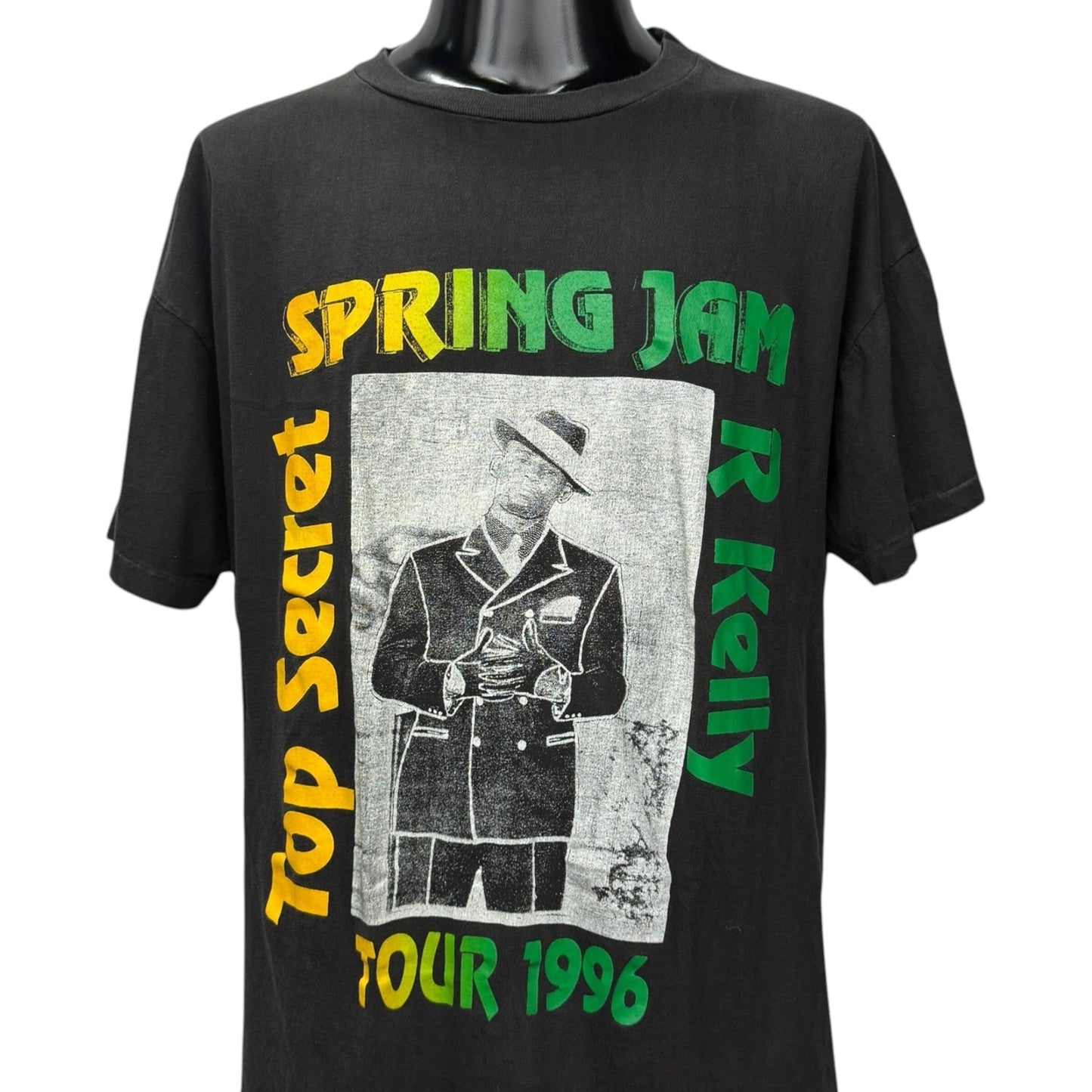 R. KELLY 90s Spring Jam Tour 1996 Graphic T-Shirt Size XL