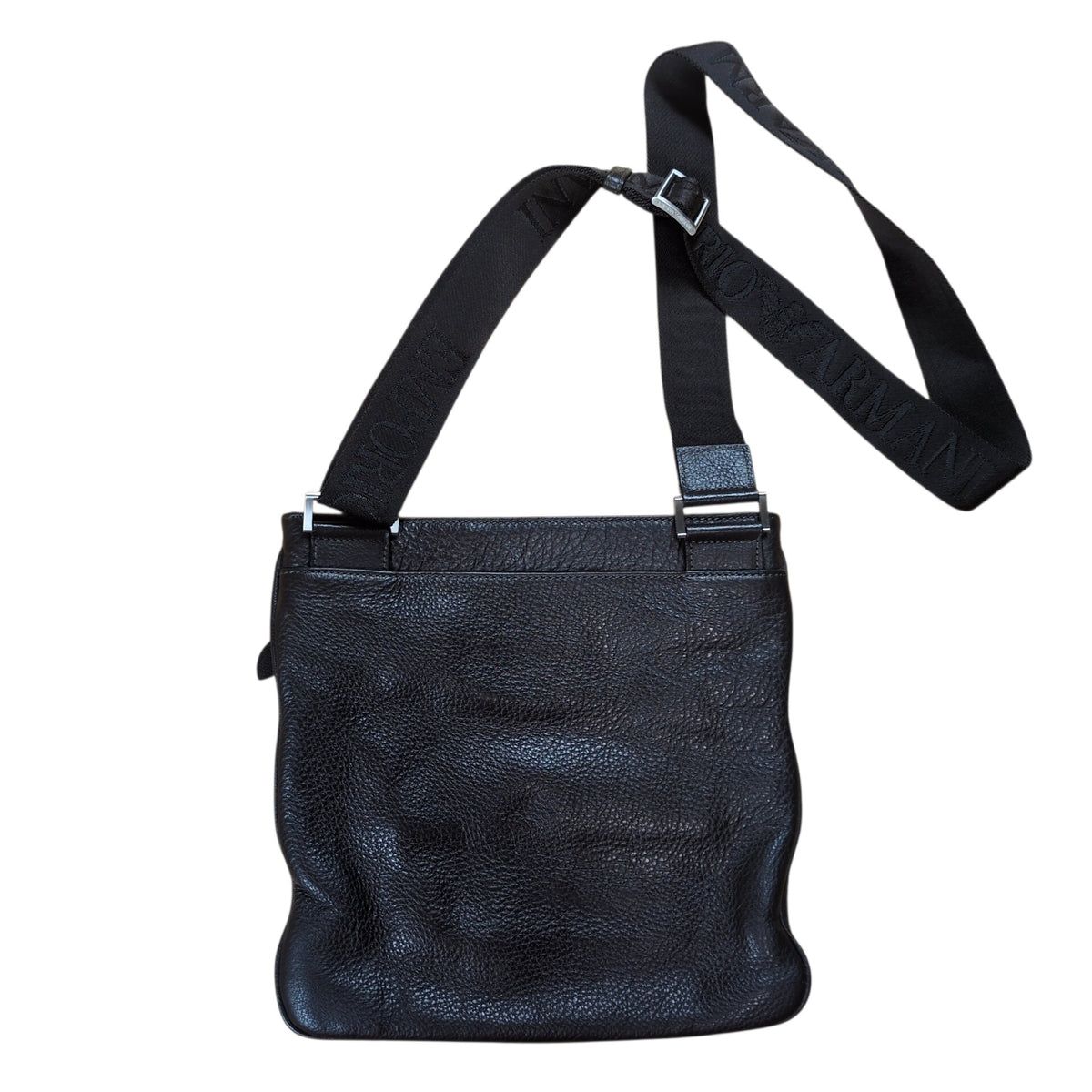 EMPORIO ARMANI Brown Leather Shoulder Bag