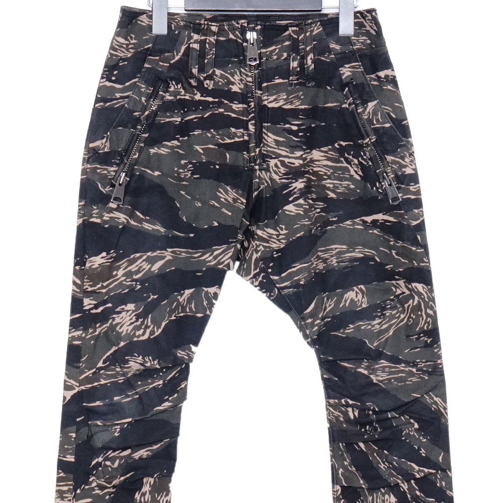 THEE OLD CIRCUS 1973 No War Tiger Camo Pants Green Size 0