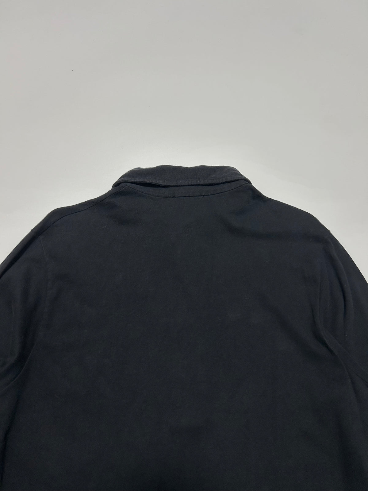 A.P.C. 1990s Black Cotton Polo Shirt