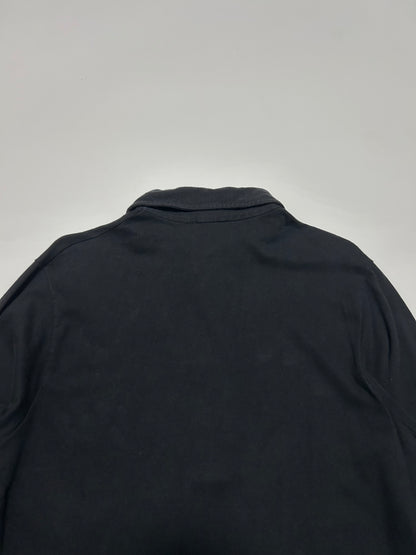 A.P.C. 1990s Black Cotton Polo Shirt