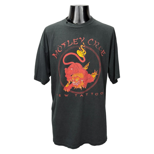 MOTLEY CRUE 2000 New Tattoo Tour Graphic T-Shirt Size XL