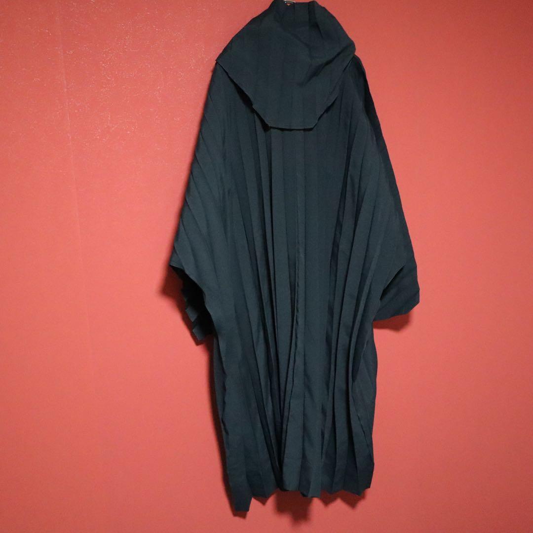 HOMME PLISSE ISSEY MIYAKE 24SS Pleated Hooded Coat Size 1