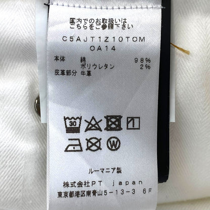 PT Torino x TOMORROWLAND 5-Pocket White Denim Size 29
