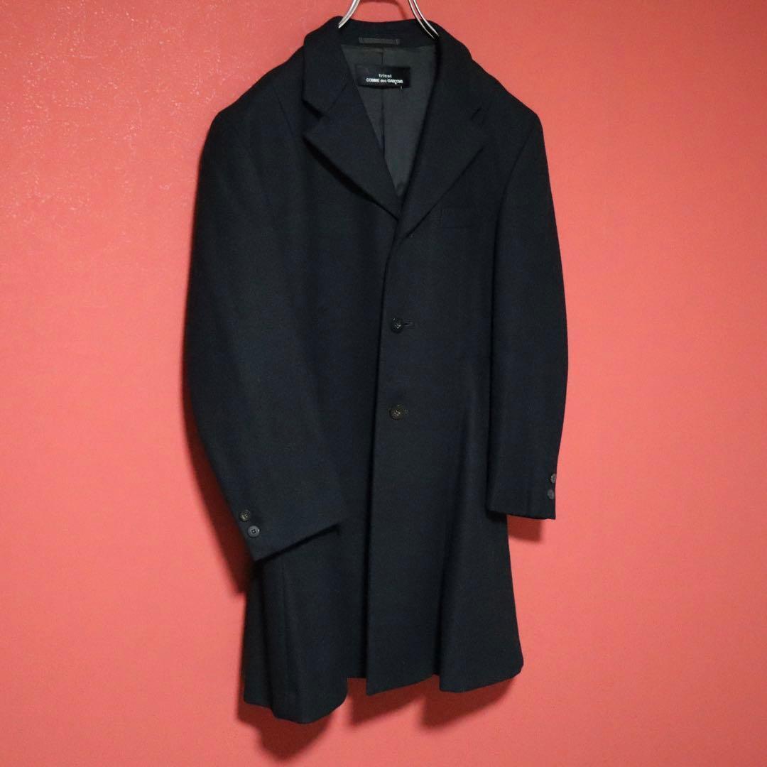 Comme des Garcons 80s Vintage Black Pleated Wool Size FREE