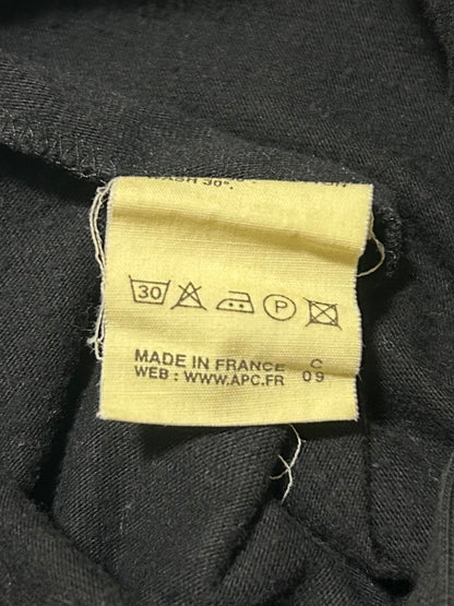 A.P.C. 1990s Black Cotton Polo Shirt