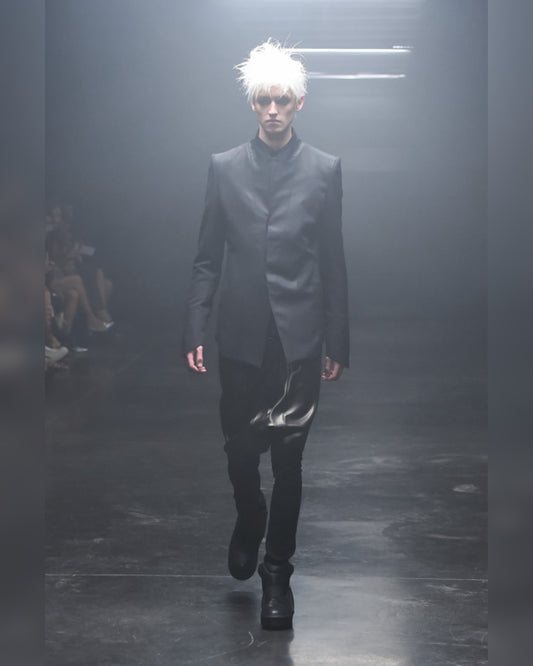 Julius Polygon Platform Goatskin Boots (S/S2015) Size 13