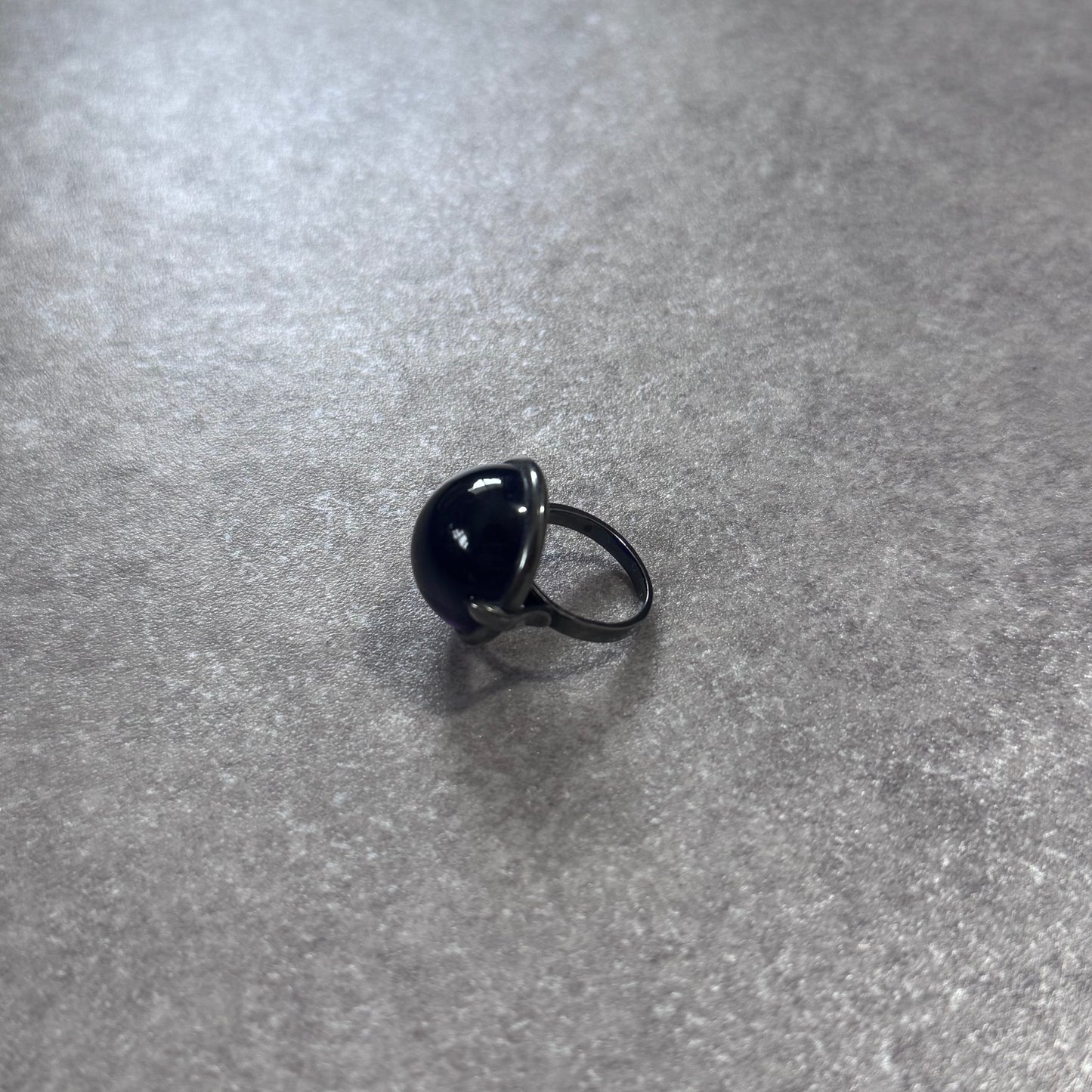 Bottega Veneta Blue Pinky Ring