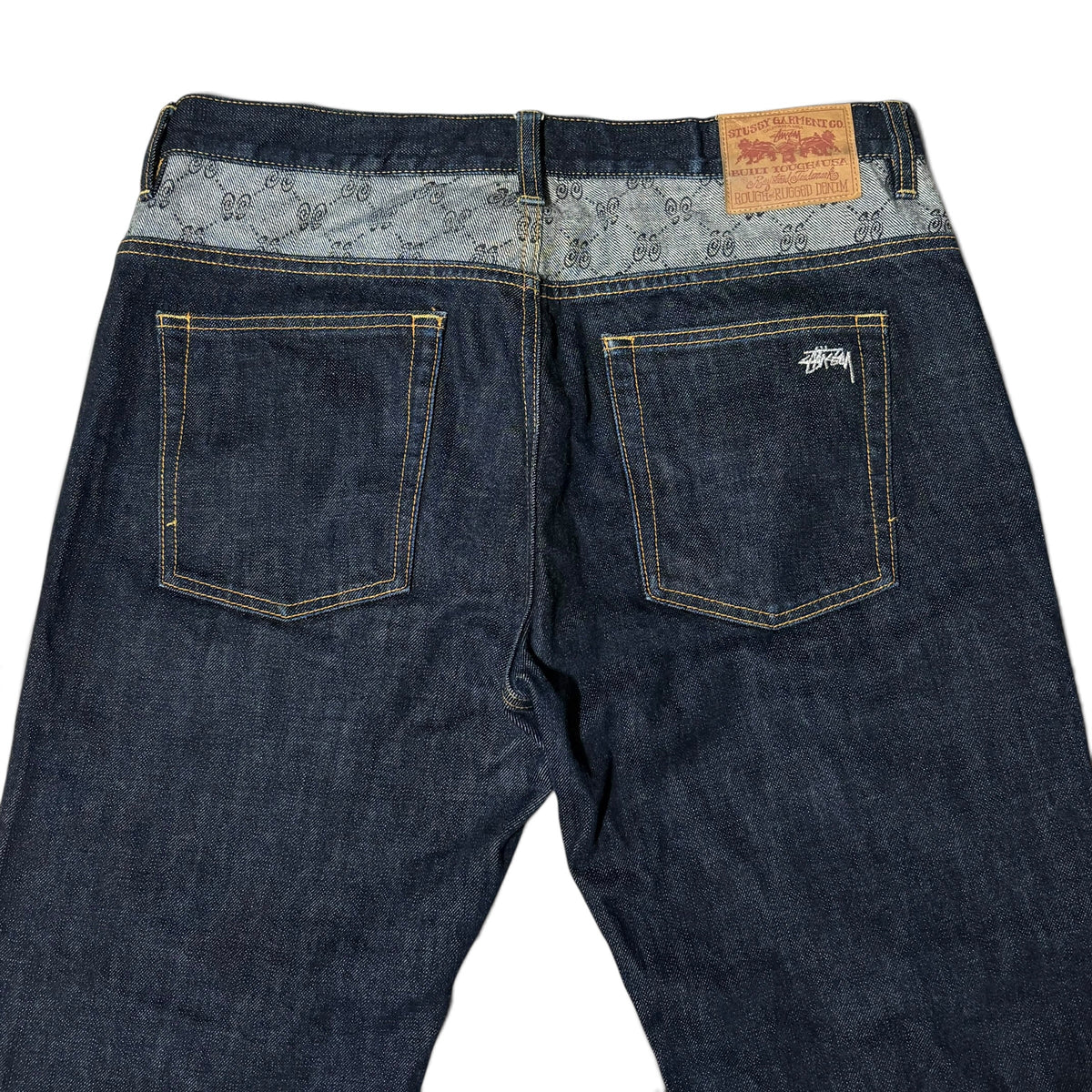 Stussy Monogram Denim Jeans Size 32
