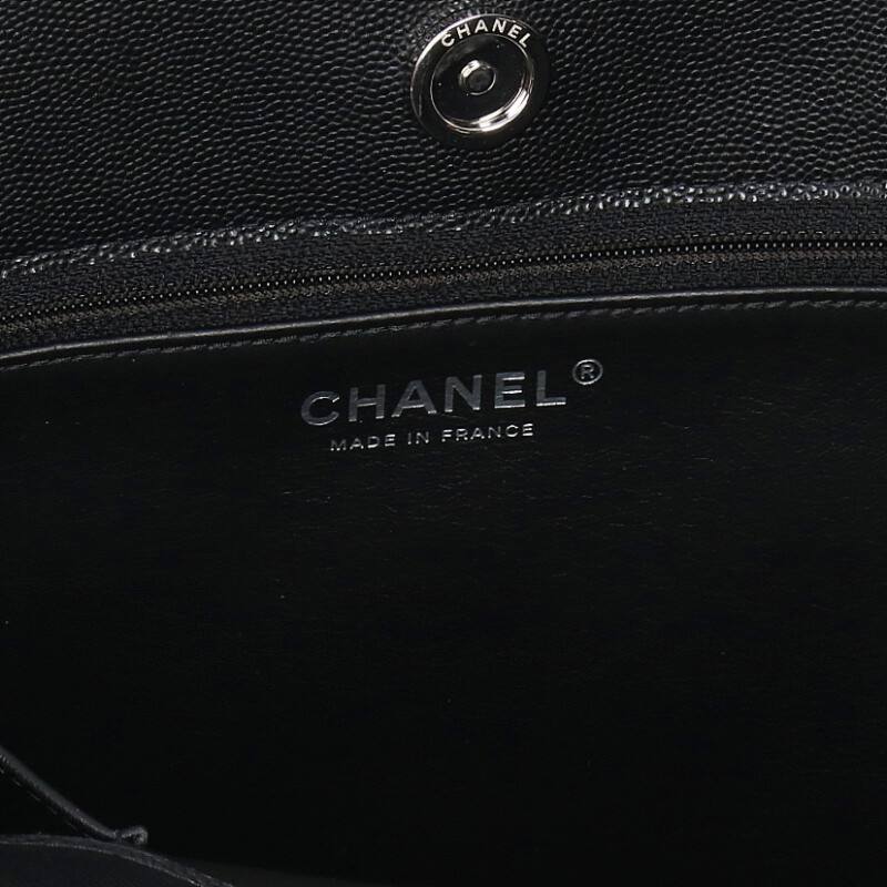 CHANEL Caviar Skin Chain Shoulder Tote Bag ONE Size ONE SIZE