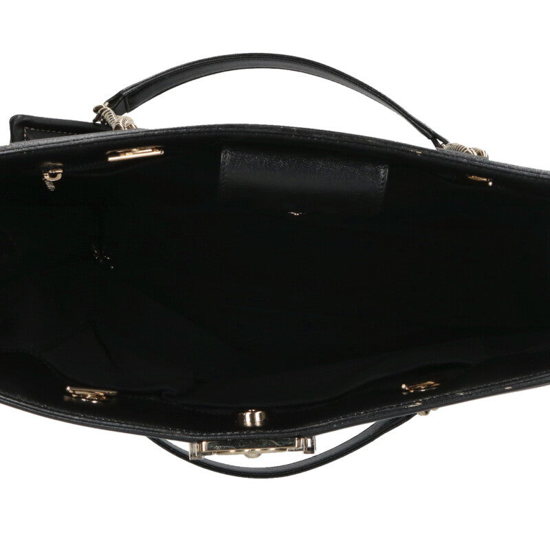 CHANEL Boy Chain Shoulder Tote Black/Gold Size ONE SIZE