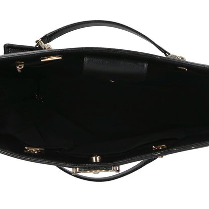 CHANEL Boy Chain Shoulder Tote Black/Gold Size ONE SIZE
