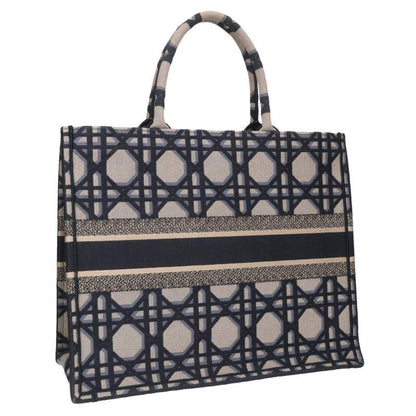 DIOR Book Tote Large Macrocannage Tote Bag Size ONE SIZE