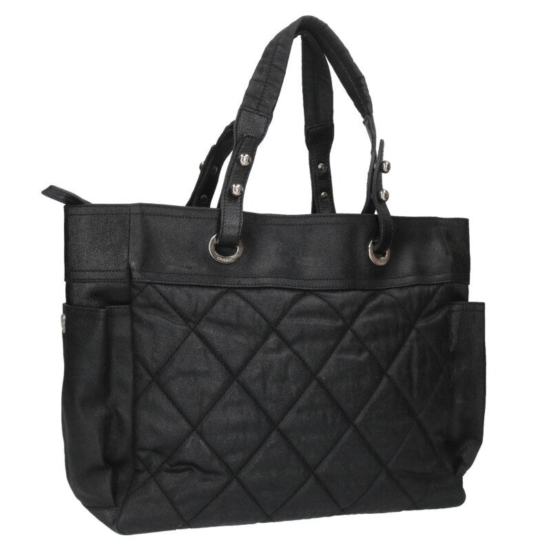 CHANEL Paris Biarritz GM Coated Canvas Tote Size ONE SIZE