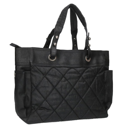 CHANEL Paris Biarritz GM Coated Canvas Tote Size ONE SIZE
