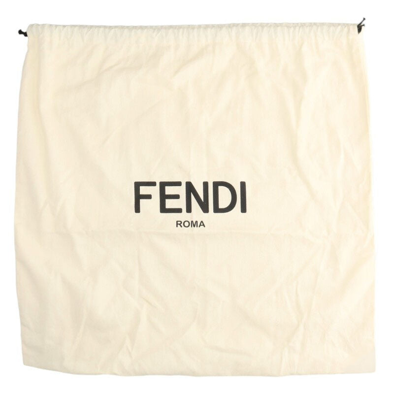 FENDI Stripe Canvas Leather Handle Shoulder Size ONE SIZE
