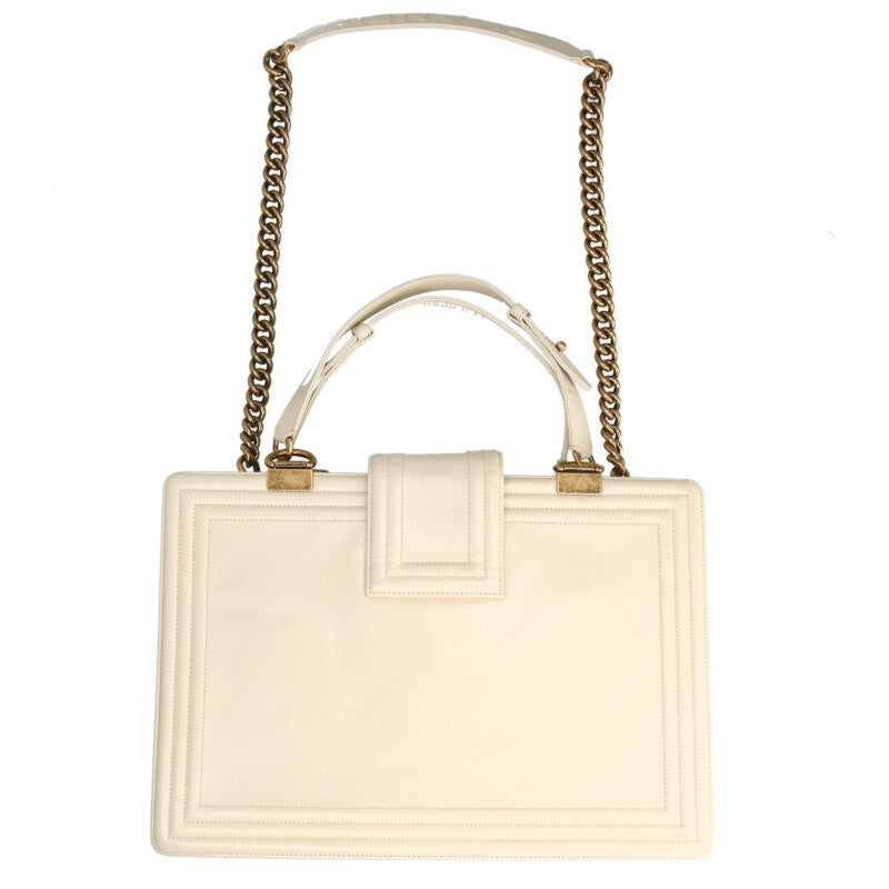 CHANEL Boy Chanel 2-Way Chain Tote Bag Size ONE SIZE