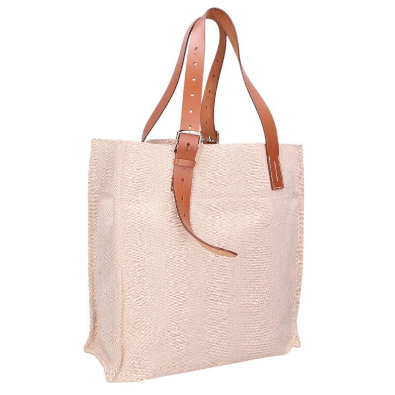 HERMES Etriviere Z-Stamp Canvas Tote Bag Size ONE SIZE