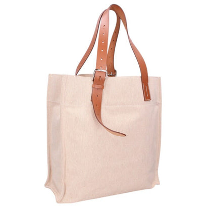 HERMES Etriviere Z-Stamp Canvas Tote Bag Size ONE SIZE