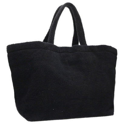 BALENCIAGA Terry Cloth Jumbo Tote Bag Black Size ONE SIZE