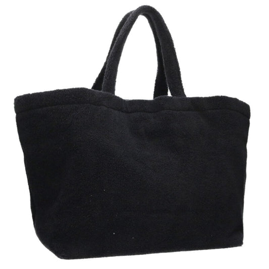 BALENCIAGA Terry Cloth Jumbo Tote Bag Black Size ONE SIZE