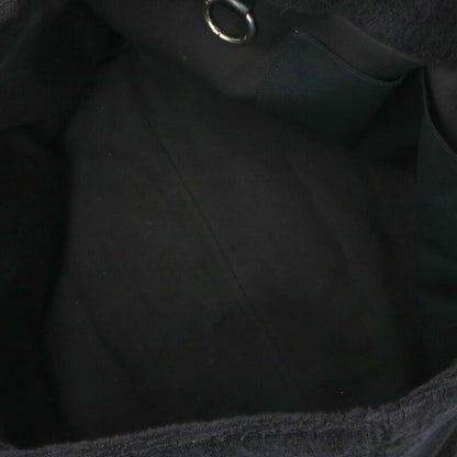 BALENCIAGA Terry Cloth Jumbo Tote Bag Black Size ONE SIZE