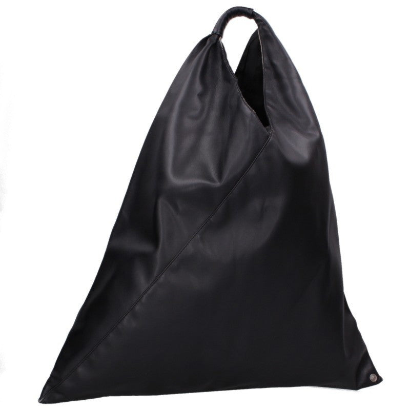 MM6 20SS Japanese Medium Faux Leather Bag Black Size UNI