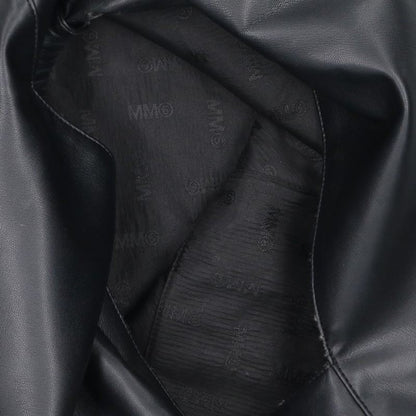 MM6 20SS Japanese Medium Faux Leather Bag Black Size UNI