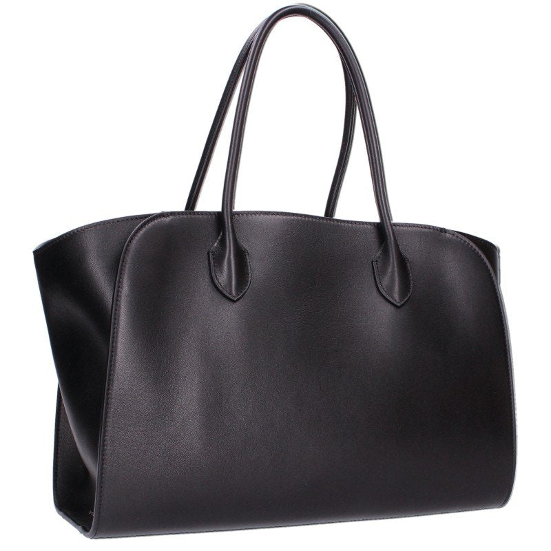 THEROW Marlo 14 Calfskin Tote Black Silver
