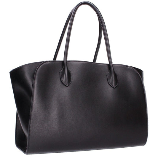 THEROW Marlo 14 Calfskin Tote Black Silver