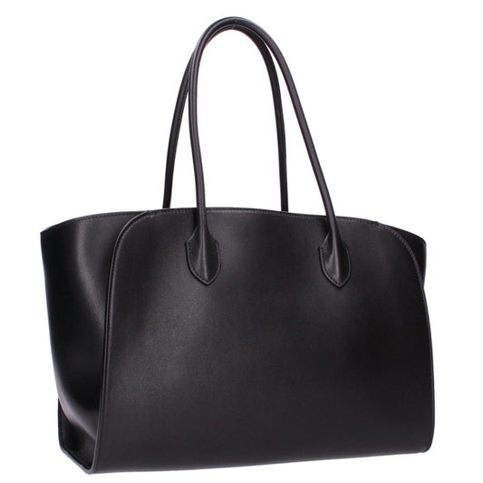 THEROW Marlo 14 Calfskin Tote Black Silver