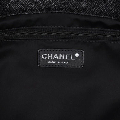 CHANEL Matelassé Black Caviar Tote Bag
