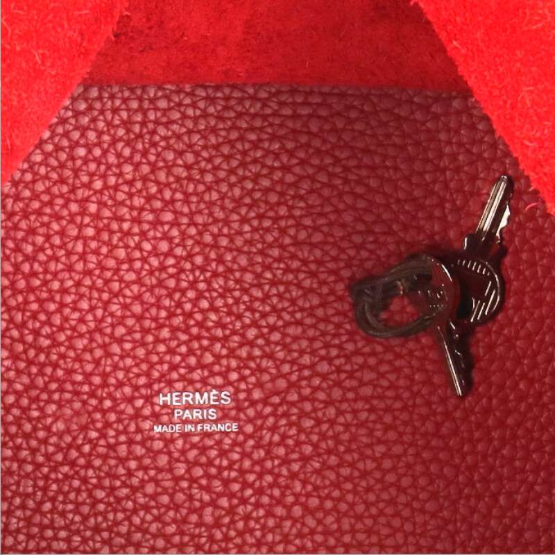 HERMES Picotin Lock MM X-Stamp Taurillon Size ONE SIZE