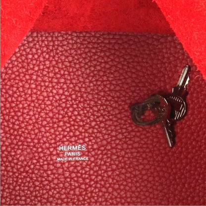 HERMES Picotin Lock MM X-Stamp Taurillon Size ONE SIZE