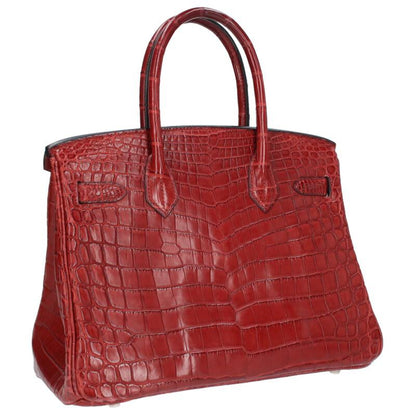 HERMES Birkin 30 F-Stamp Niloticus Mat Handbag Size ONE SIZE