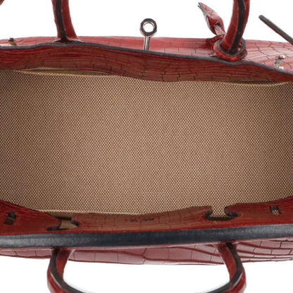 HERMES Birkin 30 F-Stamp Niloticus Mat Handbag Size ONE SIZE