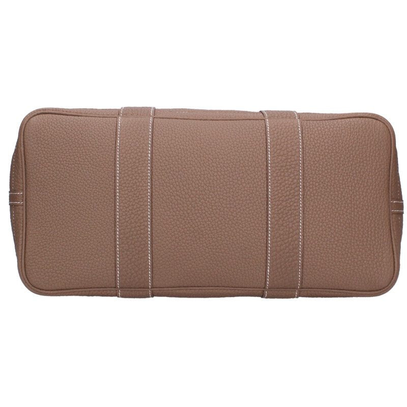 HERMES Garden Party PM Etoupe Negonda Leather Size ONE SIZE